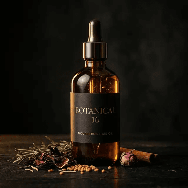 Botanical 16 Hair Oil bottle